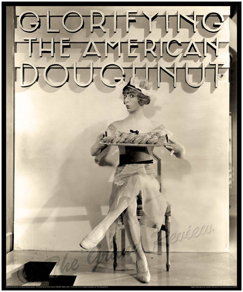 Eddie Cantor In Drag From PALMY DAYS - Large Restored Photo Print - Jazz Age - Art Deco - Streamline Modern - Glorifying The American Girl
