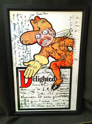Teddy Roosevelt, Rough Rider and A Truly Wild Character, A Favorite President and Face #3 on Mt. Rushmore. DELIGHTED!