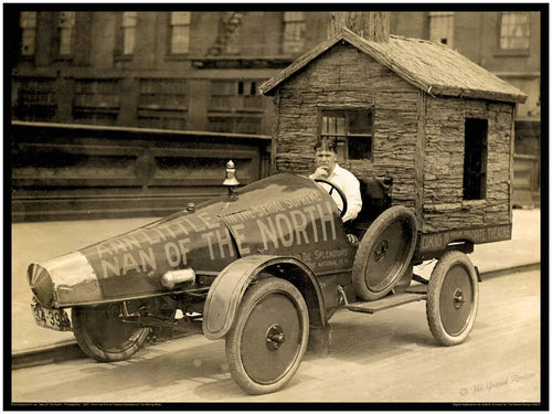 Handsome, Large Print - Silent Movie Era PROMO FILM CAR - 4 Horsemen Of The Apocalypse - Center City Philadelphia