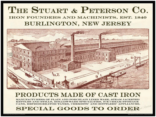 Stuart & Peterson, Burlington, New Jersey, along the Delaware River --- NOVA CAESAREA
