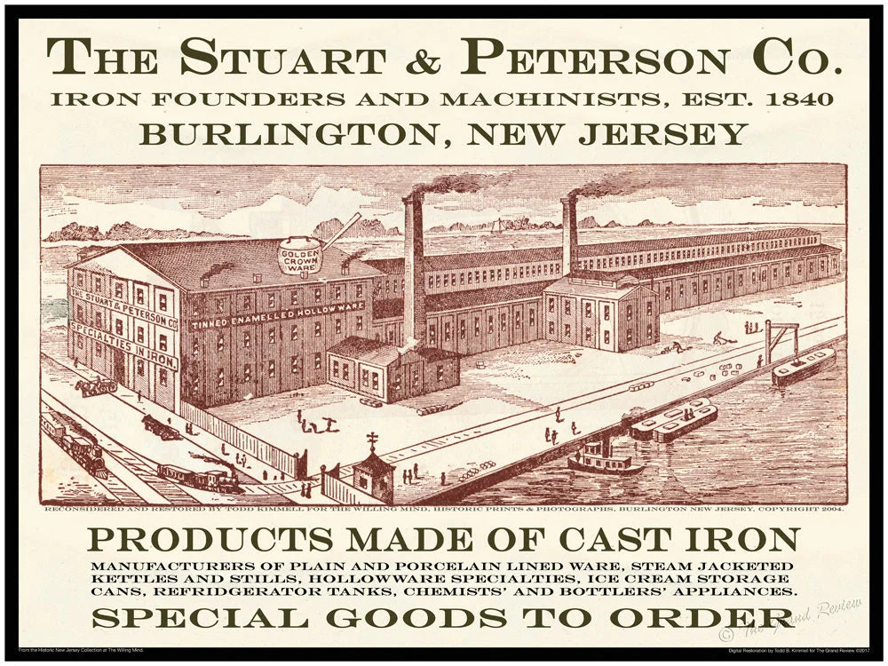 Stuart & Peterson, Burlington, New Jersey, along the Delaware River --- NOVA CAESAREA