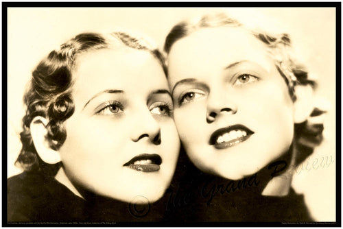 The Fiorettes!!!  Vintage Big Band Singers Print - With The Ted Fio Rito Orchestra - Beautiful Cabaret Styling