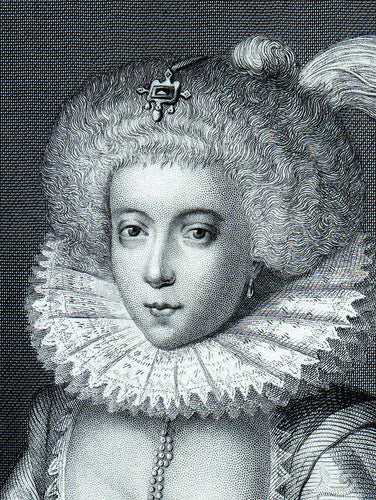 Excellent Large Print, FRANCES, Countess of Somerset. Murderer! Poisoner!! Terrible Scandal During The Reign Of King James I !!!