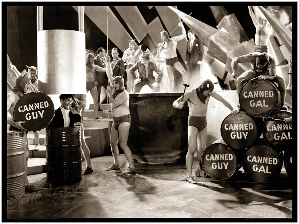 Devils In Hollywood Print - Hellzapoppin - Olsen and Johnson - - - Antique Home Canning - - - - - In Hell
