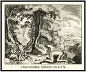 Antique Biblical Print - God Transforms Nebuchadnezzar / Nabuchodonosor Into A Werewolf - The Twilight Saga - We Said WEREWOLF Not VAMPIRE