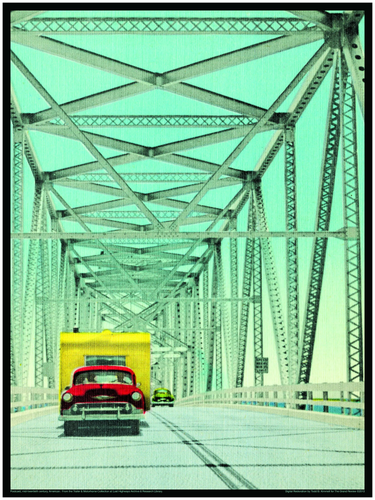 Vintage Trailer - Post War, Hand Tinted Colors