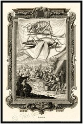 Biblical Plague of Locusts Print - Scheuchzer - Physica Sacra 1731-1735 - Classical Latin Version - Locustae - Leviticus 20 21 22 - Yummy