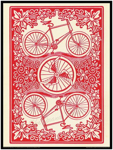 Antique Bicycle - Vintage Bike Print - Safety Bike - Baloon Tires - Rod Brakes - Tweed Ride