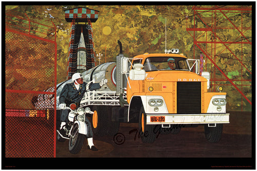 Vintage Truck Print - 1960 Dodge Power Giants
