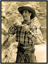 WHOOPEE Eddie Cantor Goes West - Large Format Photo Print - Roll Your Own - Ten Gallon Stetson Hat - Six Shooter - Florenz Ziegfeld