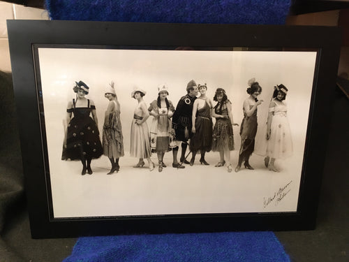 Antique New York Theater Print - Vintage Fashion - Fabulous Chorus Girls With Legendary Broadway Star Fred Stone - Jack O Lantern 1917