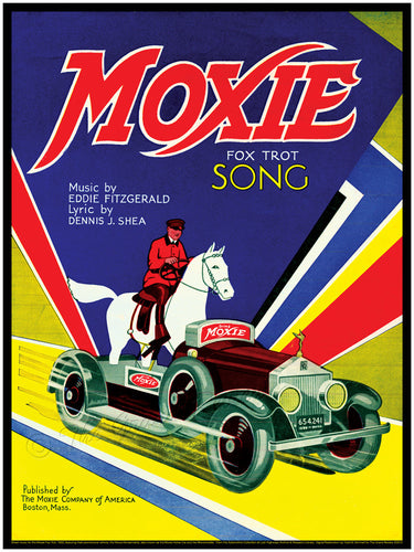 Antique Car Print - Moxie Horsemobile