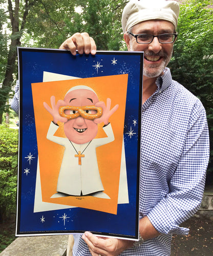 Pope Francis Philadelphia, fresh Philly pretzels... why not? World Meeting of Families Philadelphia 2015