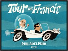 Pope Francis dances to The Philly Dog in Philadelphia, LP cover size for an LP cover frame!