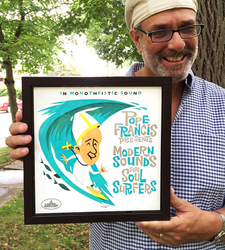 Pope Francis, Modern Sounds For Soul Surfers, LP cover size for an LP cover frame