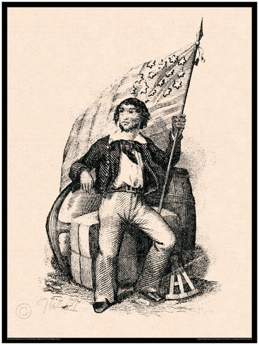 Civil War print - Jack Tar - Union Navy Sailor